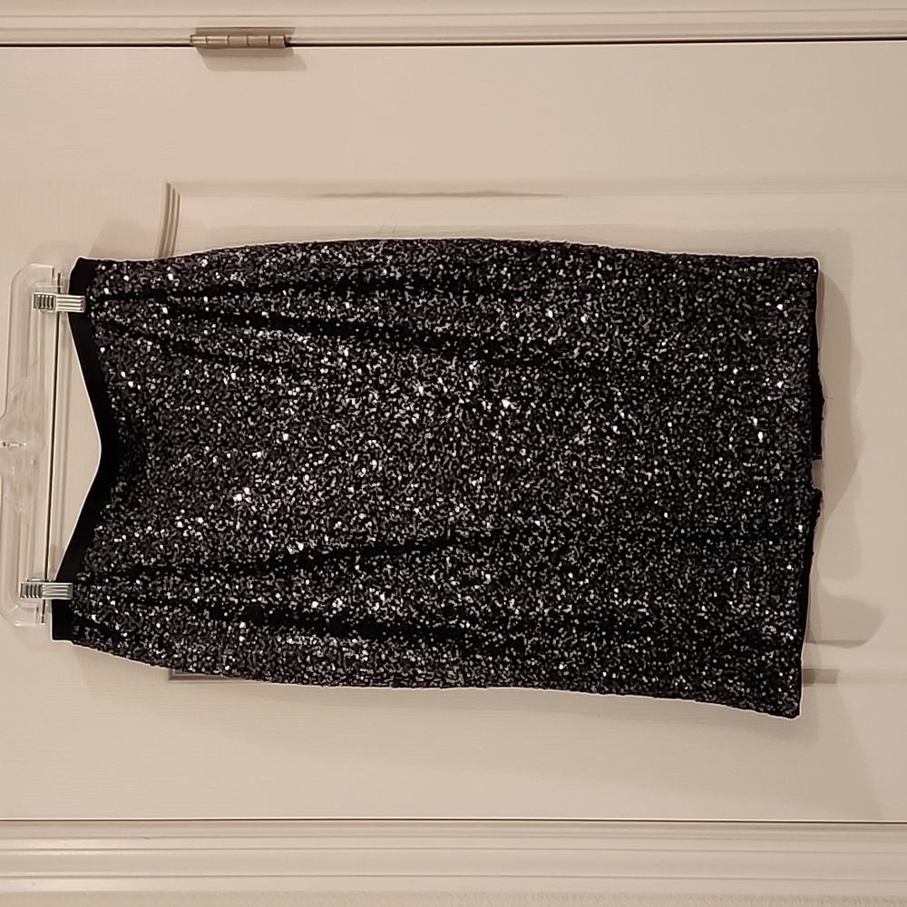 Sequin Pencil Skirt